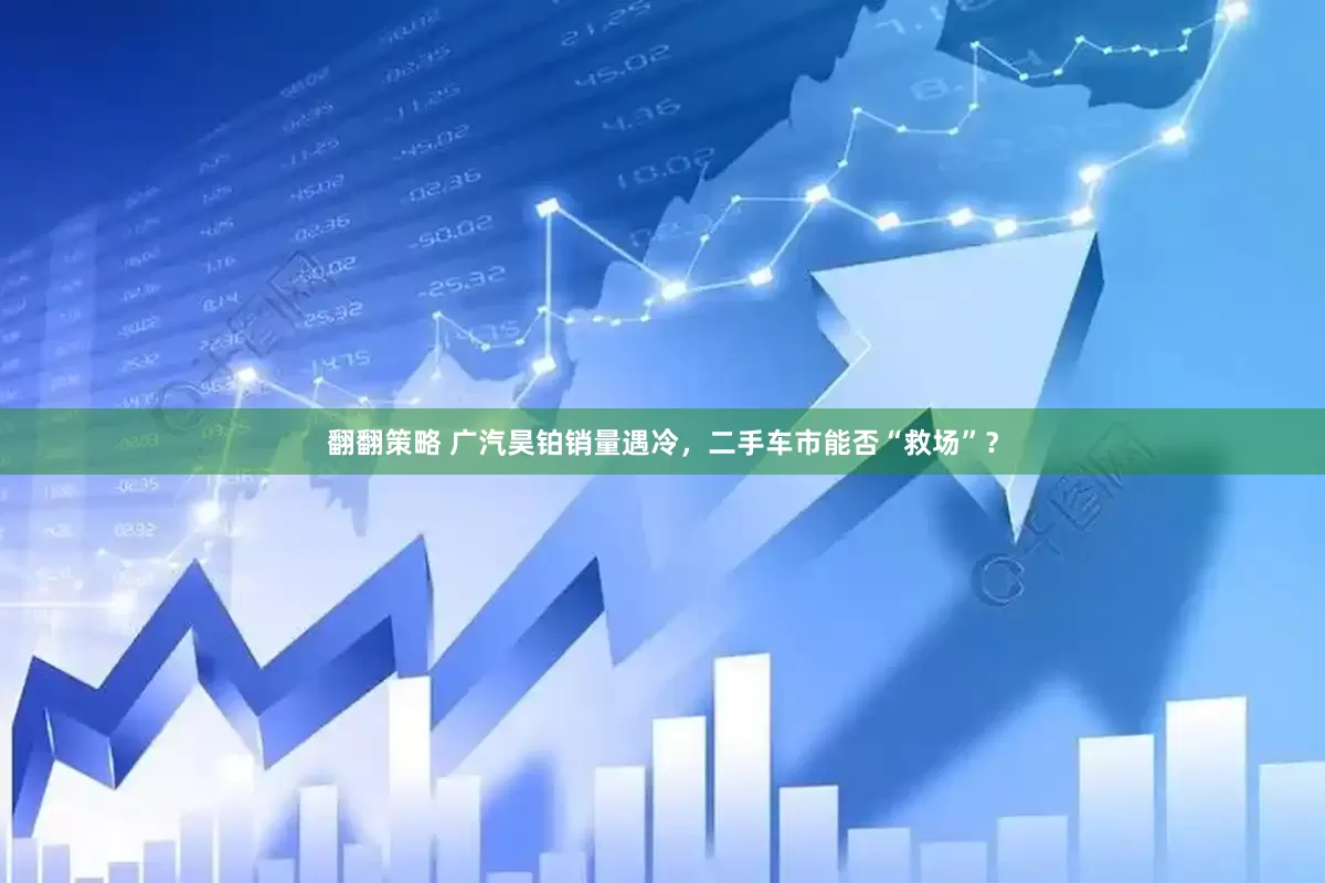 翻翻策略 广汽昊铂销量遇冷，二手车市能否“救场”？