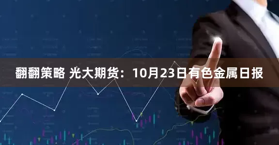 翻翻策略 光大期货：10月23日有色金属日报