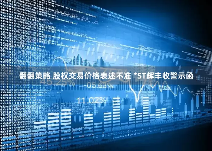 翻翻策略 股权交易价格表述不准 *ST辉丰收警示函